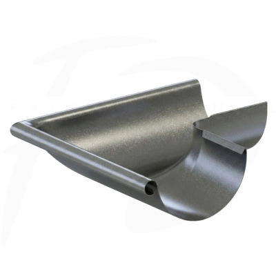 Narożnik zewnętrzny 135° stalowy ⌀ 125 firmy KROP kolor antracyt metaliczny